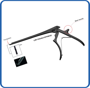 คีมตัดกระดูกสันหลัง Kerrison Laminectomy Rongeurs เกรดผ่าตัด ทำจากเหล็กกล้าไร้สนิมเคลือบสีดำด้วยพลาสมา ไม่ติดเนื้อเยื่อ ใช้ด้วยมือ ฆ่าเชื้อได้ด้วยหม้อนึ่ง - Product Image 2