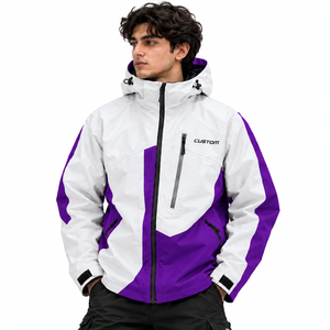 Chaqueta Impermeable Ligera de Nailon para Hombre, con Capucha, Resistente al Agua y al Viento, con Cierre Frontal, para Viajes, Senderismo y Actividades al Aire Libre - Product Image 2