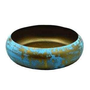 Bol à salade en acier inoxydable Bol belge en acier inoxydable avec pièces d'étirage profond personnalisées de couleur antique - Product Image 1