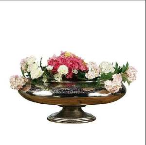 Jarrón de Flores Metálico Hecho a Mano, Estilo Clásico, Jarrones Metálicos con Acabado en Polvo Antiguo, Macetas, Portaflores al Precio Más Bajo - Product Image 5