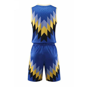 Ensembles d'uniformes de basketball unisexes personnalisés en gros, imprimés, professionnels, respirants et à séchage rapide - Product Image 3