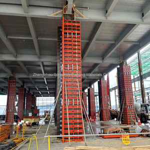 Coffrage à cadre en acier et aluminium bon marché Coffrage modulaire à panneaux en béton pour la construction de murs à colonnes - Product Image 5