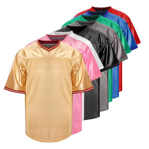Maillot de football américain personnalisé, col en V, maille respirante, séchage rapide, tenue d'équipe - Product Image 4