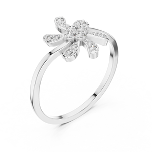 Fabrication de boucles d'oreilles personnalisées 14K en argent et diamants de laboratoire - Product Image 3