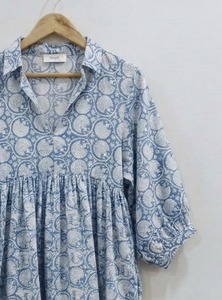 Vestido Midi de Algodón con Estampado Floral Vintage, Estilo Boho, Ligero, Informal, para Verano - Product Image 6