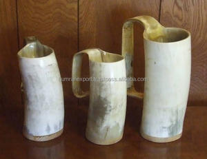 แก้วมักทรงกรวยดื่มไวกิ้งสไตล์แอฟริกันสำหรับเบียร์และน้ำคุณภาพสูงจากอินเดีย - Product Image 5