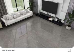 Carreaux de porcelaine brillants de luxe, format 600x1200, grand format, pour sols et murs, pour un design moderne de salon, cuisine et salle de bain. - Product Image 2