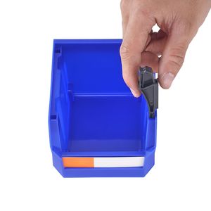 Set di 24 Contenitori Impilabili per Organizzazione, Blu/Rosso, 12,7 cm x 10,2 cm x 7,6 cm, in Plastica Resistente - Product Image 6