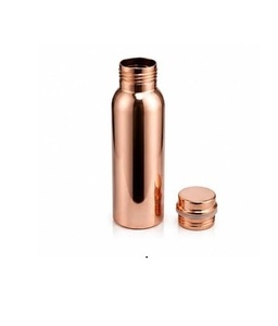 Pure Copper Water <b>Bottle</b> Hammered Finish Ayurvedic Health Benefits Leakproof Jointless Copper <b>Flask</b> for Gym & Office - Product Image 5