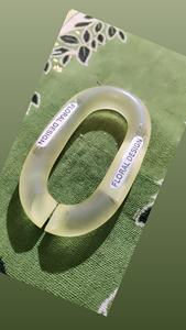 Liens de chaîne en résine transparente colorée de grande taille pour la décoration murale, le bricolage et les accessoires de séparation de pièce - Product Image 4