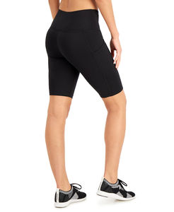 Shorts Deportivos Personalizados para Mujer, de Alta Calidad, Elásticos, de Cintura Alta, para Gimnasio, Yoga, Fitness, Compresión, Color Negro 2026 - Product Image 6