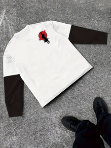 Camiseta de Manga Larga para Hombre, de Alta Calidad, Corte Regular, 100% Algodón, Informal, Transpirable, Antiarrugas, Color Personalizado, Estilo Urbano - Product Image 4
