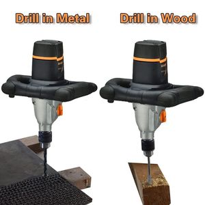 Miscelatore per malta e cemento 13A con ventola a pale singole, attacco a chiavetta da 5/8 pollici, avviamento graduale, ventola a spirale grande da 100 mm per uso edile - Product Image 4