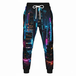 Pantalones Deportivos Estampados para Hombre, Último Diseño, Servicio OEM, Pantalones Deportivos Estampados Cómodos para Hombre - Product Image 1