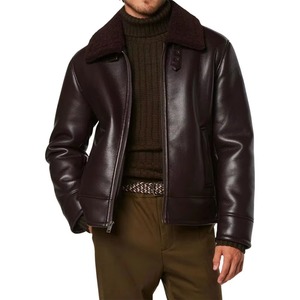 Veste en cuir pour homme, 100% cuir de qualité, design tendance, nouvelle arrivée, votre logo, meilleur prix, prix de gros, veste en cuir pour homme - Product Image 1