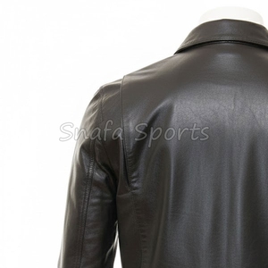 Stylish Leather Jacket for Men Full Length Warm Men Leather Coat Durable Material Jacket For Sale In Wholesale Price - Product Image 6