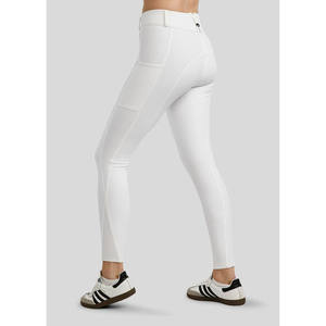 High Quality 4-way stretch Horse Riding Breeches <b>Leggings</b> Jodhpurs Equestrian Pants made on Technical Fabric with Soft Feel - Product Image 1