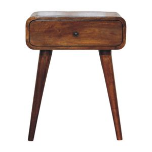 Mesita de noche Avora Chestnut con 1 cajón - Product Image 1