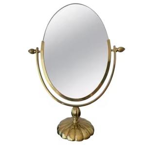 Espejo de mesa moderno de metal, espejo de maquillaje con soporte para tocador, espejo de vanidad para dormitorio y baño - Product Image 2