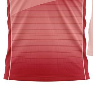 Camiseta de Fútbol Unisex Sublimada Personalizada, Cuello Redondo, Manga Corta, Bloques de Color, Ligera, Patrón Geométrico, Absorbe la Humedad - Product Image 4
