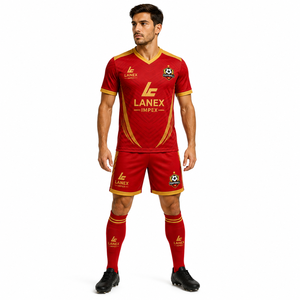 Uniformes de Fútbol Personalizados al por Mayor para Clubes y Equipos, Camisetas de Fútbol Profesionales con Pantalones Cortos y Calcetines a Juego con Logotipo - Product Image 2