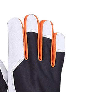 Guantes de Soldador Reforzados de Piel de Vacuno, Doble Capa en la Palma, Protección Térmica, Anticorte, para Invierno, Industriales, Forja, Dedos Completos - Product Image 2