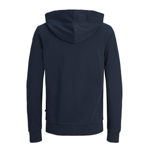 Sweat-shirt à capuche gris pour homme, coupe classique, 100% coton molletonné, pull décontracté avec poche avant, coupe-vent d'hiver, écologique - Product Image 2
