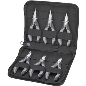 6 Piece Electronics <b>Pliers</b> <b>Set</b> in Vinyl Wallet - Product Image 3