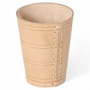 Gobelets à dés double couche de haute qualité, personnalisables avec logo d'usine, en cuir véritable/PU, rangement facile, produit authentique en stock - Product Image 1