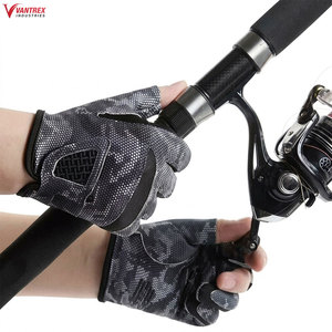 บริการ ODM แบบกำหนดเองได้ ถุงมือตกปลาแบบสวม Vantrex Industries ผ้าโพลีเอสเตอร์ ระบายอากาศได้ดี ป้องกันรังสียูวี สำหรับผู้ชายและผู้หญิง - Product Image 3