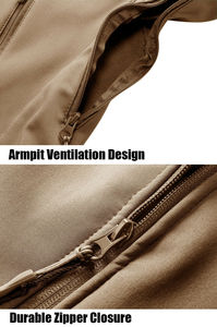 Veste Softshell pour Hommes, Vente en Gros, Logo Personnalisé, Veste Imperméable pour Hommes, Veste Coupe-Vent Légère pour la Randonnée - Product Image 5