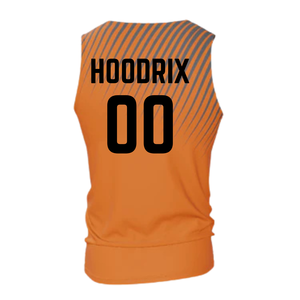 Customized Sleeveless Dodgeball Uniforms Sublimation Loose Fit <b>Athletic</b> Cut School League Dodgeball Vests Low MOQ OEM - Product Image 2