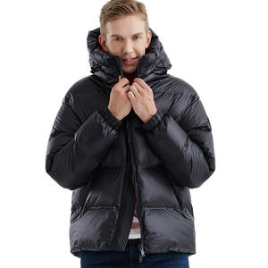 Veste d'hiver à col en fourrure, design personnalisé, streetwear, doudoune matelassée pour homme - Product Image 4