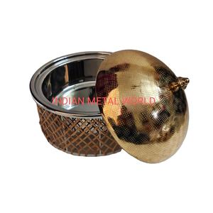 Hot Selling Home Kitchenware Stainless Steel <b>Casserole</b> in Wholesale Handmade Customized Wooden Hot Pot with lid New Arrival - Product Image 1