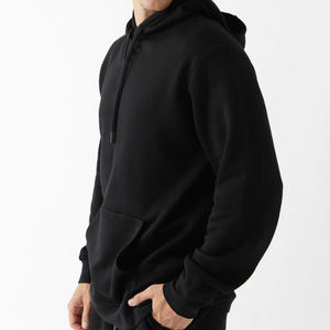 Sweat à capuche unisexe personnalisé brodé, style Hip Hop Streetwear, pour le sport et les loisirs, avec blocs de couleur, épaules tombantes et coupe carrée - Product Image 3