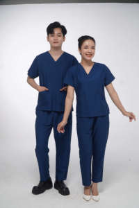 Ensemble de tenues de spa personnalisées OEM, vêtements confortables pour le personnel des salons de beauté, fournisseur 4SU - Product Image 3