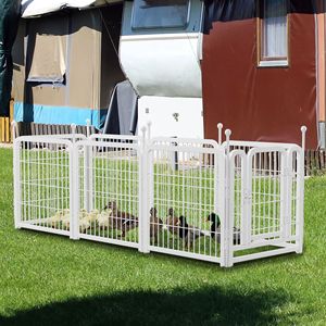 Heavy-Duty 8-Panel 24 \ "Dog Playpen per interni all'aperto pieghevole Pet esercizio penna per cani e cuccioli di piccole dimensioni - Product Image 5