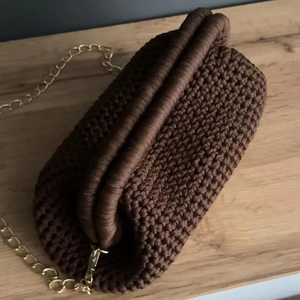 New Design Collection 2026 Handmade Crochet Cotton <b>Mini</b> Tote Bag Evening Party Bag - Product Image 1