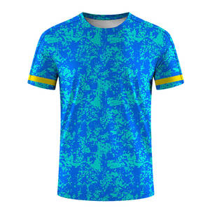 เสื้อยืดพิมพ์ลายผ้าฝ้าย 100% รับผลิตแบบ OEM ODM คุณภาพพรีเมียม ขายส่งจำนวนมาก ผลิตเสื้อผ้าแบบซับลิเมชั่นทรานเฟอร์พิมพ์ - Product Image 4