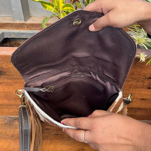 New Customized Logo Hand Tooled Leather Flap Ladies <b>Bag</b> Fashion High Quality Cowhide Leather Luxury Design Handbags for Women's - Product Image 6