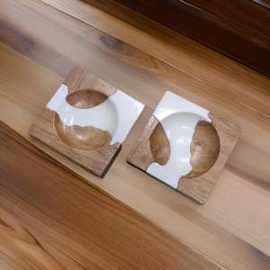 <b>Vintage</b> Pocket-Sized Wooden <b>Ashtray</b>-Hand Carved Smoking Tray with Detachable Holder-Rustic Cigar & Cigarette Accessory Gift Set - Product Image 6