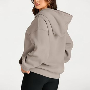 Sudaderas Extra Grandes para Mujer, Más Vendidas a Bajo Precio, Estilo Casual de Invierno, Tacto Suave, Color y Tela Personalizables, Servicio OEM de Alta Calidad - Product Image 2