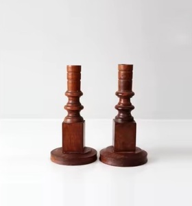 Rustic Natural Wood Finished Candle <b>Holders</b> Heart Design Wedding Decoration Wooden Candle Votive <b>Holder</b> Home Party Decoration - Product Image 5