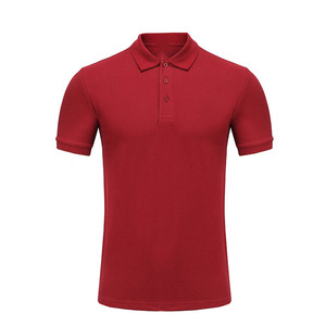Camiseta polo de manga corta para hombre, de color liso, con diseño de logotipo personalizado bordado e impreso, para publicidad. - Product Image 6
