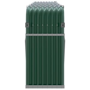 Support à bûches en acier galvanisé 118,1x17,7x39,4 vert pour ensembles et accessoires de cheminée - Product Image 5