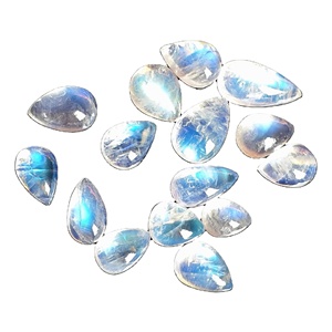 Cabochon rond calibré pierre précieuse pierre de lune bleue qualité moyenne calibré selon les besoins dans tous les types de coupes toutes formes et tailles - Product Image 2