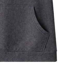 Sweat à capuche gris anthracite à manches courtes pour homme, pull décontracté, t-shirt à capuche léger, streetwear d'été, mélange de coton, poche kangourou - Product Image 6