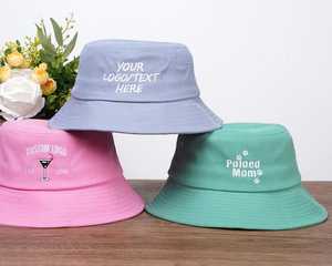 Casquette de pêcheur en coton avec broderie de logo personnalisé, unisexe, décontractée, protection solaire, OEM/ODM - Product Image 2