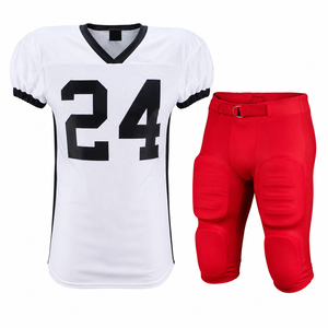 Wholesale Custom Sublimation Polyester Breathable High Quality Solid Color Slim Fit American Football Uniform - Product Image 2