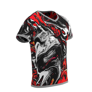 เสื้อยืดซับลิเมชั่นผู้ชาย-โพลีเอสเตอร์แห้งเร็ว น้ำหนักเบา สวมใส่สบาย แขนสั้น เป็นมิตรกับสิ่งแวดล้อม ยี่ห้อ SHIFT SPORTS - Product Image 3